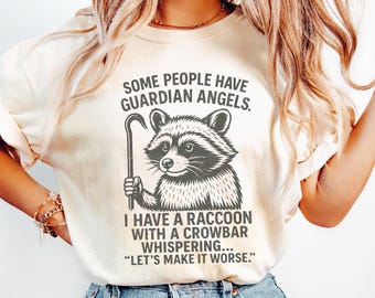 Raccoon Meme Shirt, Comfort Colors Trash Panda T-Shirt, Sarcastic Comfort Colors Tee, Dark Humor Apparel, Funny Animal Tee, Gift for Her