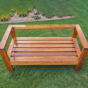 DIY Wooden outdoor Sofa build plan, woodworking plans, patio furniture, garden chair plans, sofa plans, DIY build plan, PDF File