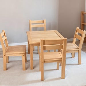 Piani fai da te - Tavolo e sedia per bambini - Mobili fai da te per bambini, Piani per mobili - Sedia per bambini - Piano di costruzione tavolo per bambini - Piano di lavorazione del legno