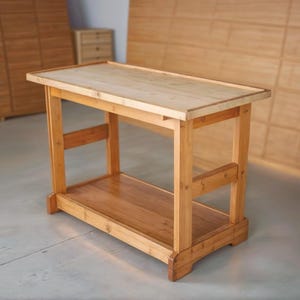 Mobile Workbench Build Plans: DIY Woodworking Station (PDF Download)