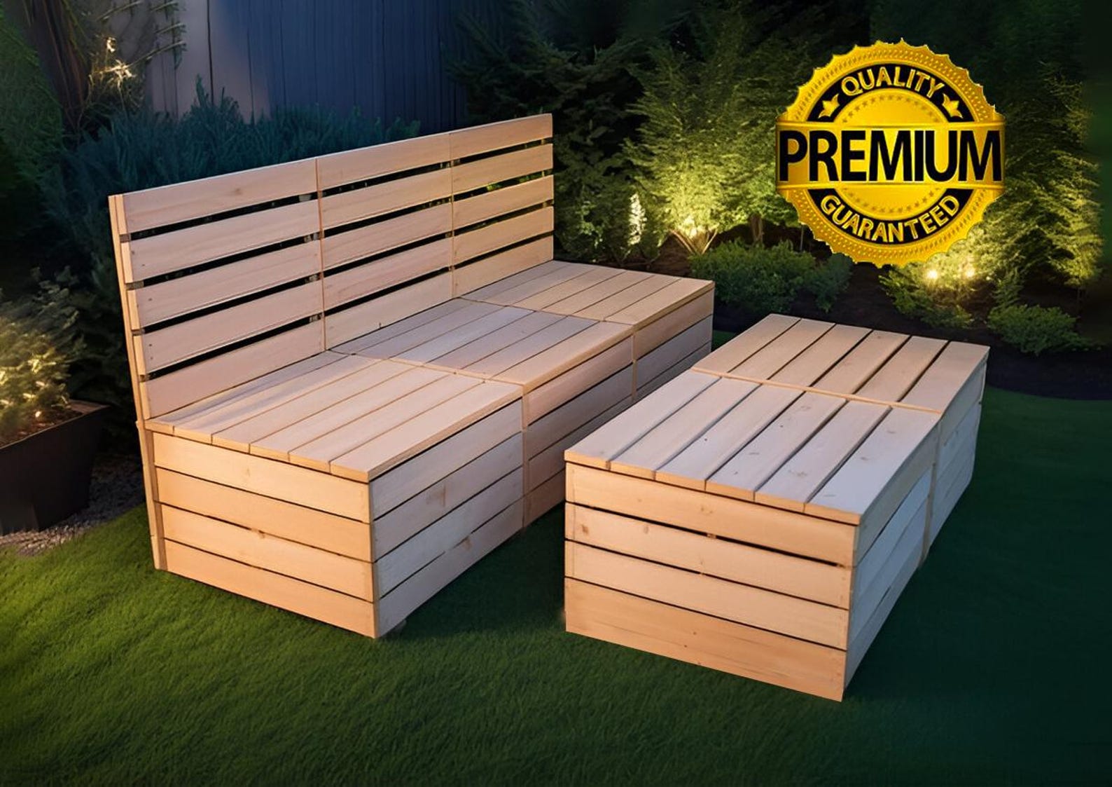 DIY Modular Outdoor Sofa Build Plans: Custom Sectional (PDF Building ...