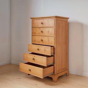Zelfbouwplan hoog dressoir met 6 lades (pdf-download)