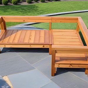 DIY Patio Sectional Sofa & Coffee Table Build Plan (PDF Download)