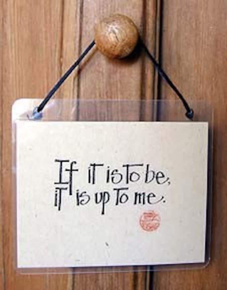 If it is to be its up to me etsy