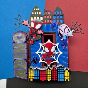 Spidey 3D Letter, Spidey Theme, Party Decoration, Spidey Amazing Friends, Spidey Centerpieces, Personalized