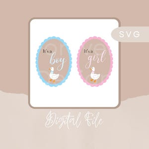 Goose Announcement Plaque SVG: Laser Cut File (Digital Download) | Silly Goose