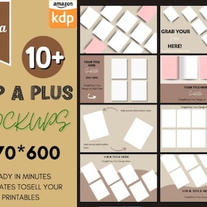 KDP A+ Content Mockup Template