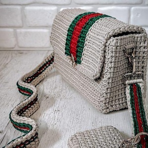 Crochet Pattern for Striped Bag PDF