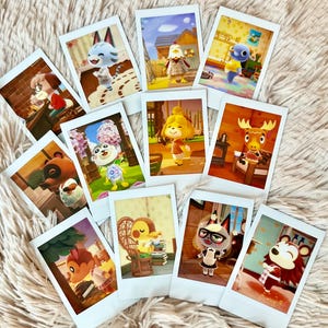 Niestandardowe wydruki Amiibo w stylu Polaroid NFC kompatybilne z grami - Animal Crossing, Zelda, Splatoon, Xenoblade, Kirby, Smash Bros.
