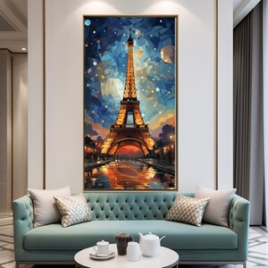 Eiffel Tower Watercolor Art Print: Paris Wall Decor (Digital Download)