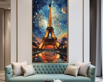 Eiffel Tower Watercolor Art Print: Paris Wall Decor (Digital Download)