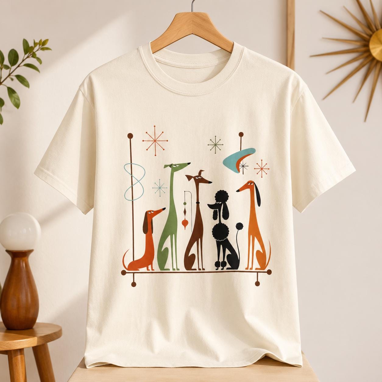 Mid Century Tshirt - Etsy