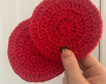 Posavasos rojos (juego de 2)