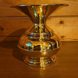 Antique Solid Brass Spittoon