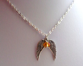 Angel Wings Necklace,  Wings necklace, Birthstone Necklace, Kylie Jenner Necklace SALE