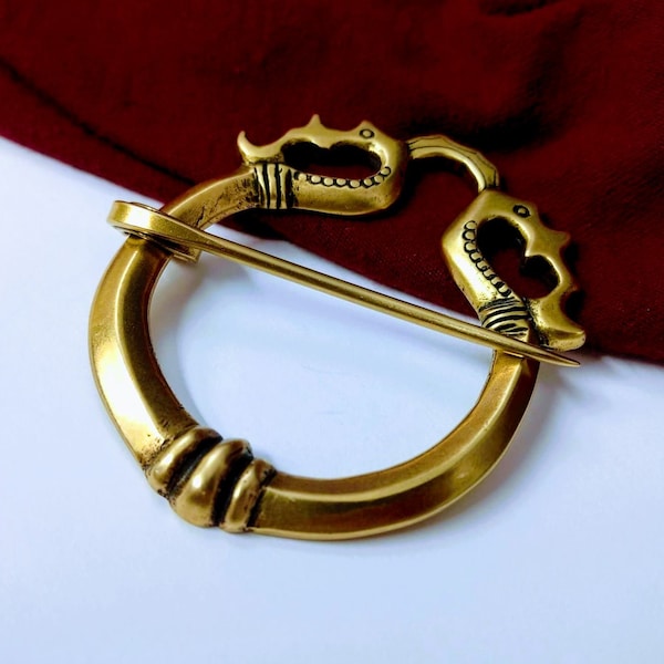 Pseudo-Penannular Brooch, SCA, LARP, Gotland, Cloak Pin, Shawl Pin, Viking Reproduction