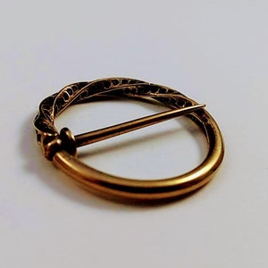 Annular Brooch, SCA, LARP, Ring Pin, Shawl Pin, Medieval Reproduction