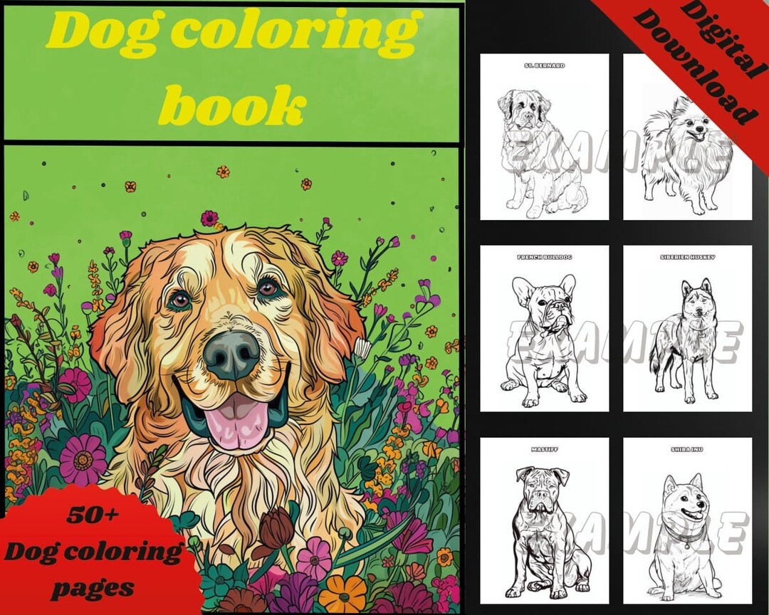 50 Puppies Coloring Pages for Kids Dog Coloring Pages Kids Coloring