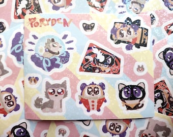 Persona - Animal Mascots Holographic Sticker Sheet