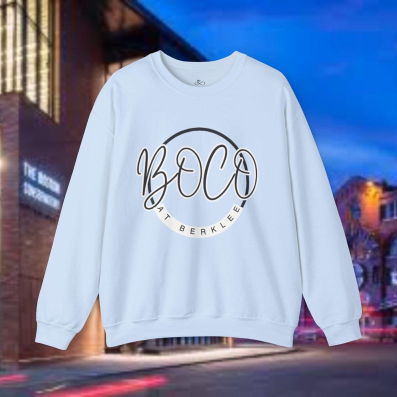 University Pride Sweatshirt: Ethically Grown Cotton Crewneck Jumper Bild 2