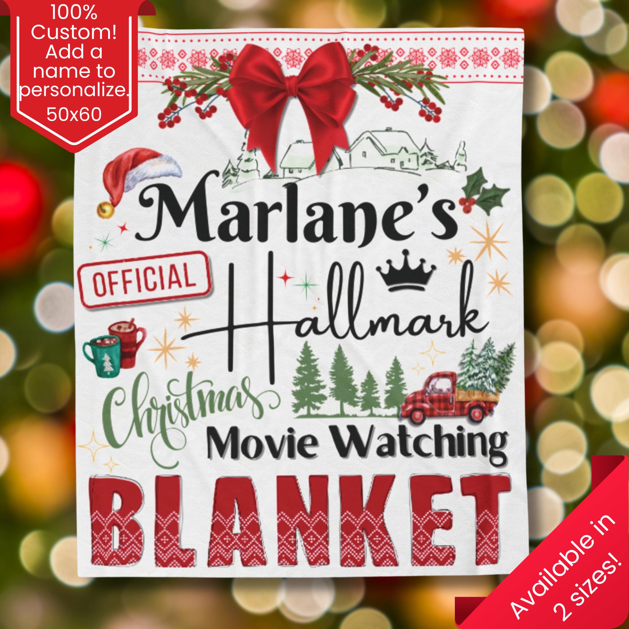 Sherpa Blanket Hallmark Christmas Movie Throw Hallmark Christmas