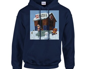 Animal Crossing Winter Nooks Cranny Pullover Hoodie