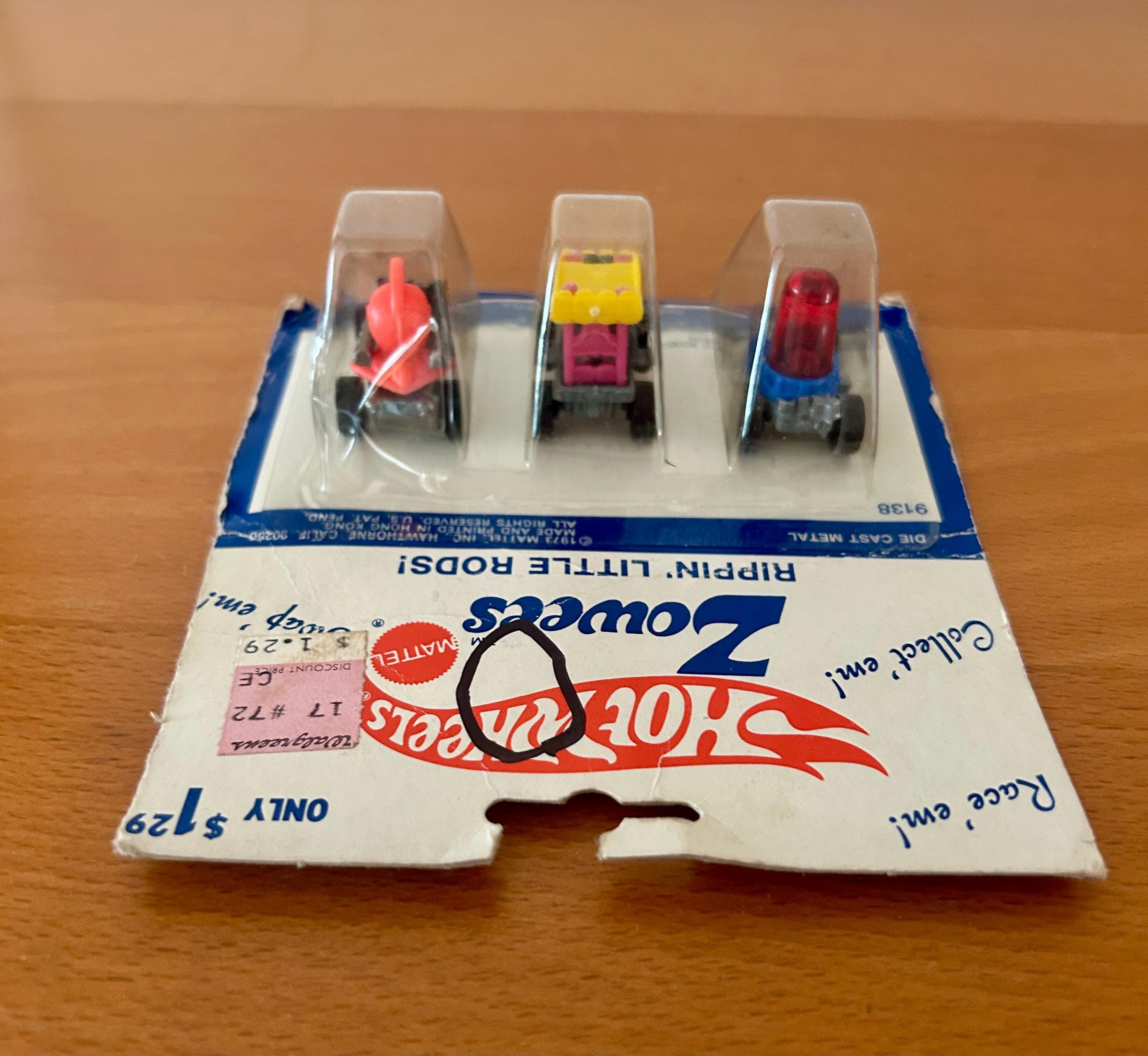 1973 Hot Wheels Zowees 3-pack #9138 • Original Mattel Hong Kong