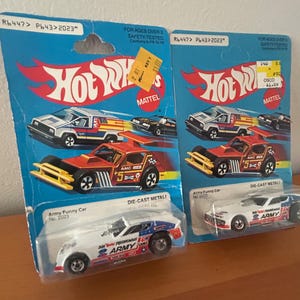 Hot Wheels Classic 1979- Set of 2 Iconic Army Funny Cars