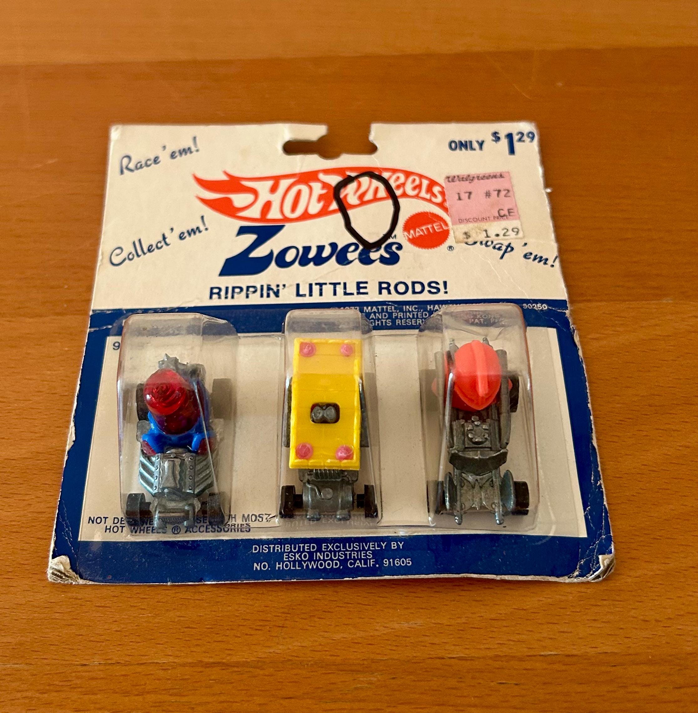 1973 Hot Wheels Zowees 3-pack #9138 • Original Mattel Hong Kong