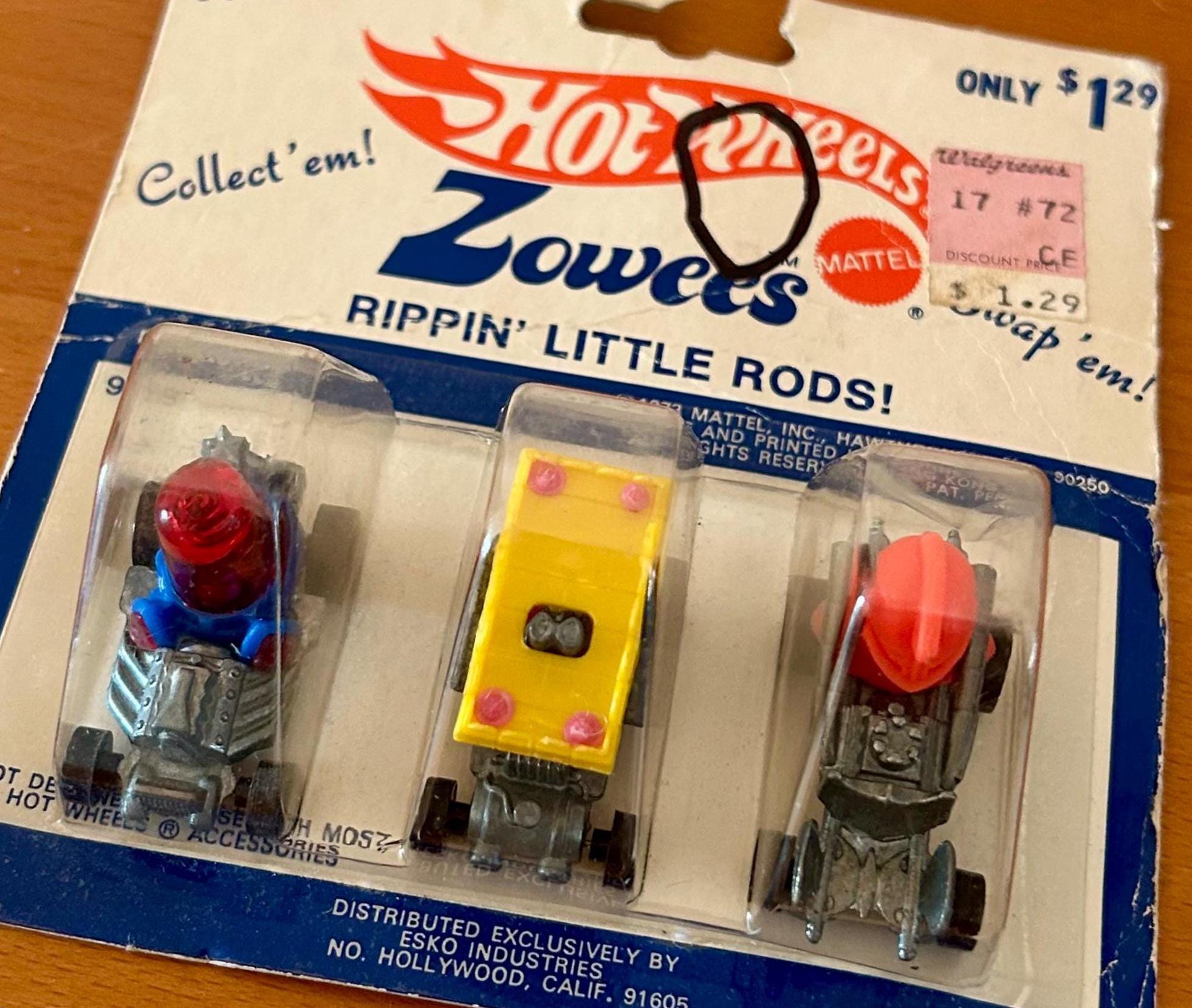 1973 Hot Wheels Zowees 3-pack #9138 • Original Mattel Hong Kong