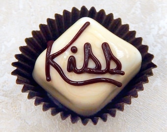 Chocolate de vidrio artístico: Hulet Vanilla "Kiss" coleccionable
