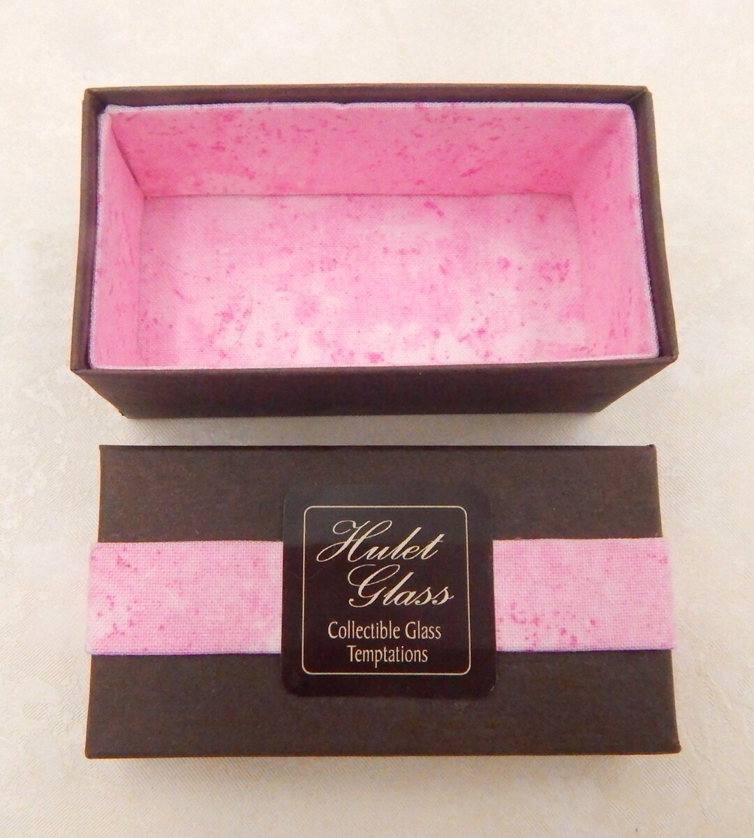 Bxerp2 Empty Pink Display Box for 2 Art Glass Chocolates. Display ...