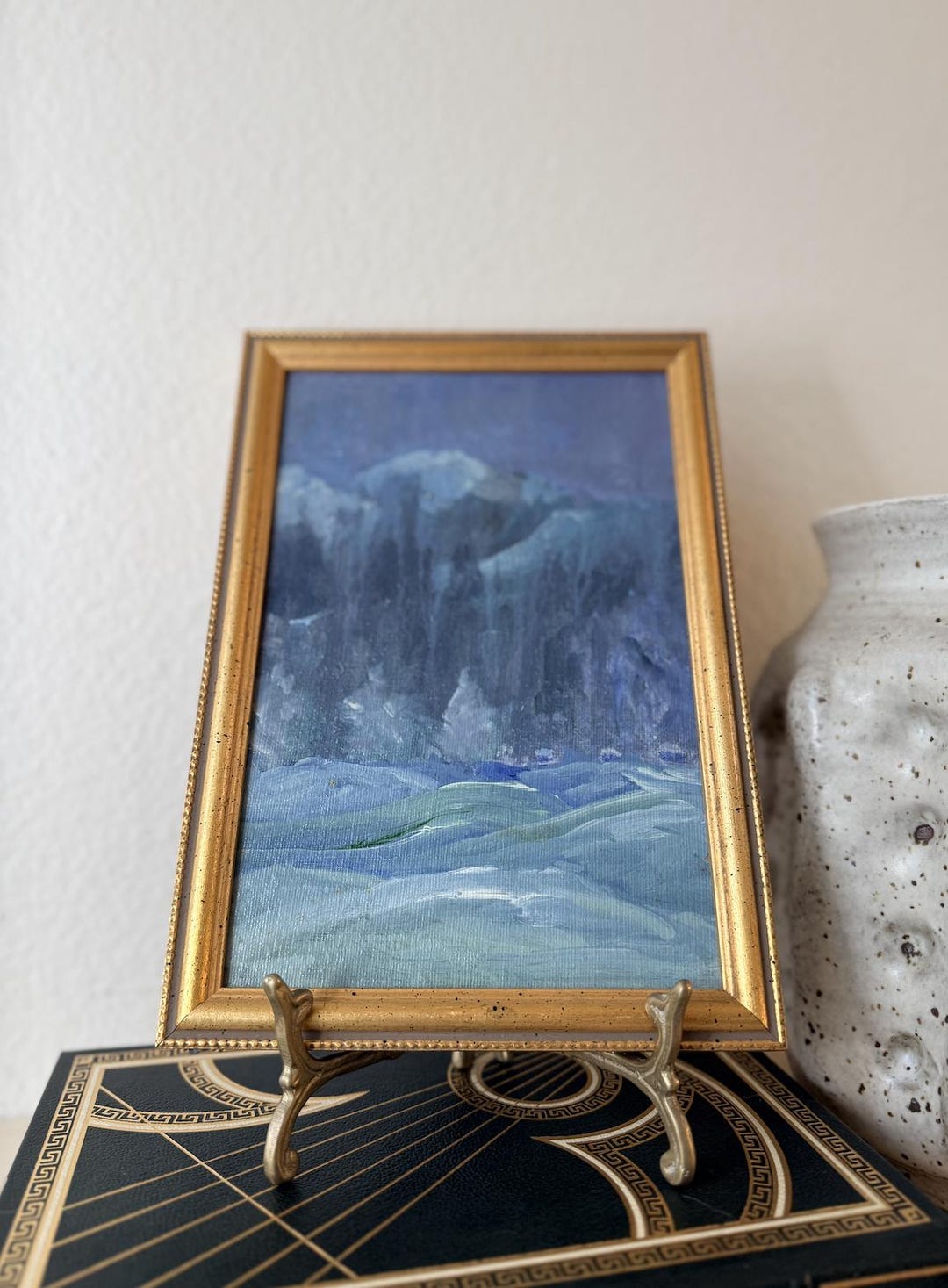 Vintage Original Landscape Painting: Framed Impressionist Forest Art - Etsy