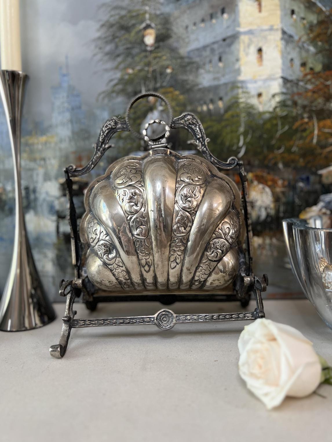 【William Yates】【白蝶貝 / 純銀継手】サーバーセット ケース William Yates】【白蝶貝 / 純銀継手】サーバーセット ケース