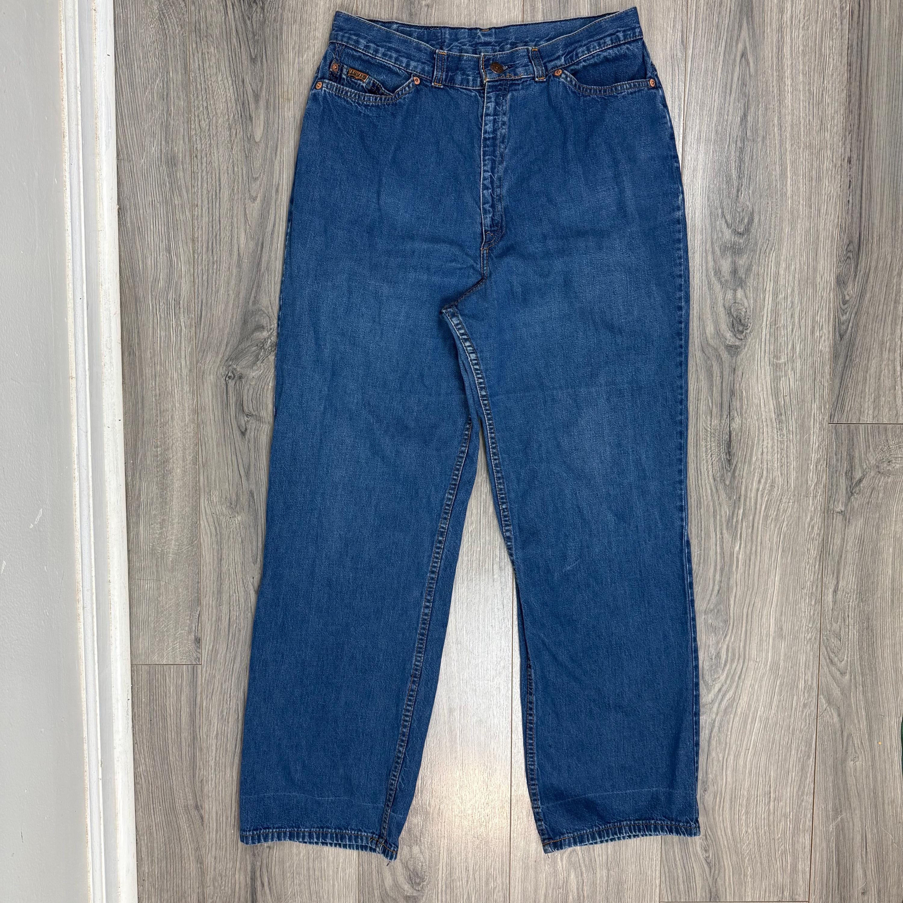 Levi’s Vintage Clothing 80s 554 Relaxed Jeans – Jean Droit Homme Taille W34 Neuf