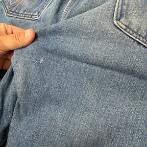 Vintage Wrangler USA Western High Rise Straight Leg Jeans 30x26 Blue Denim image 10