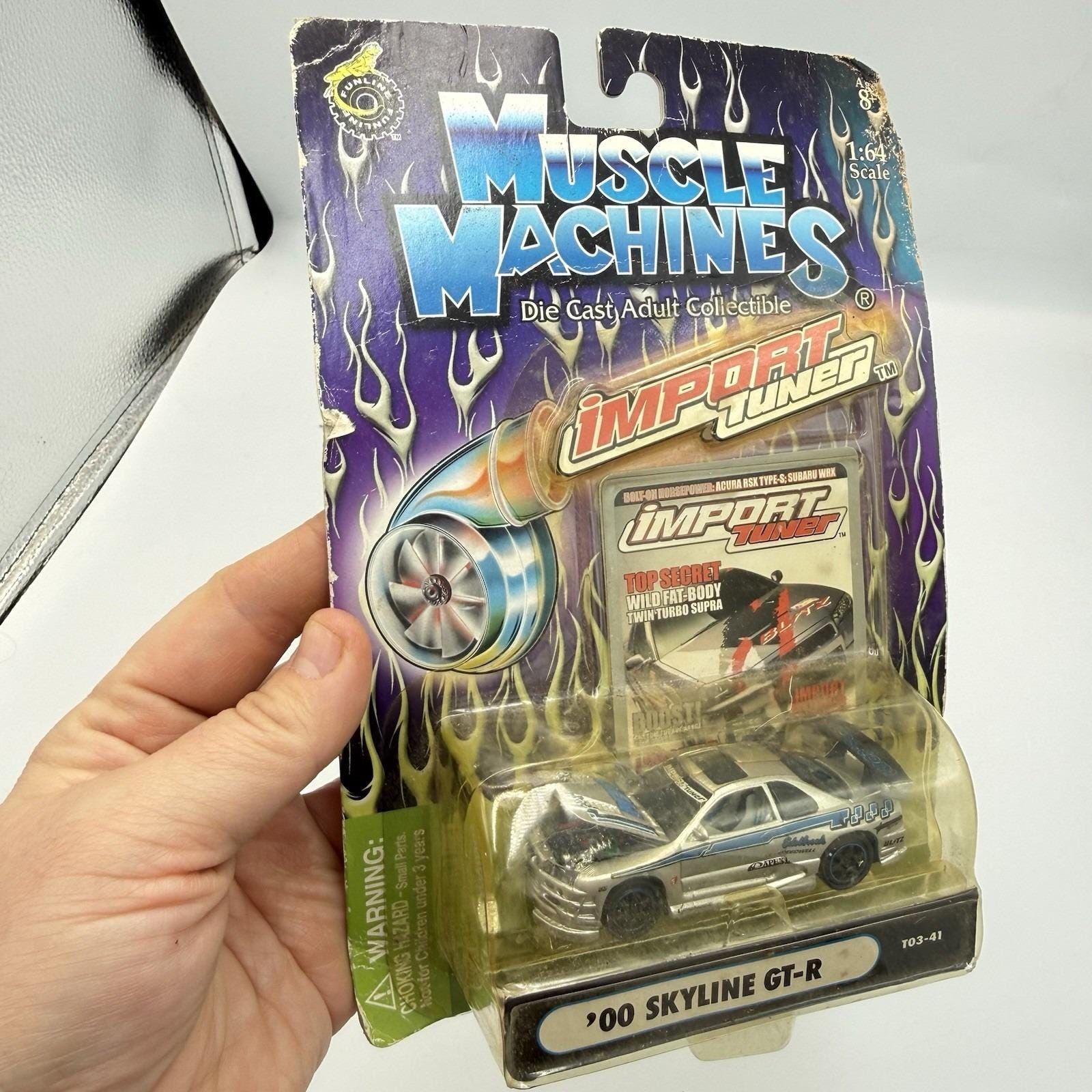 Muscle Machines Import Tuner 1/64 Scale T03-41 - 2000 Skyline GT-R