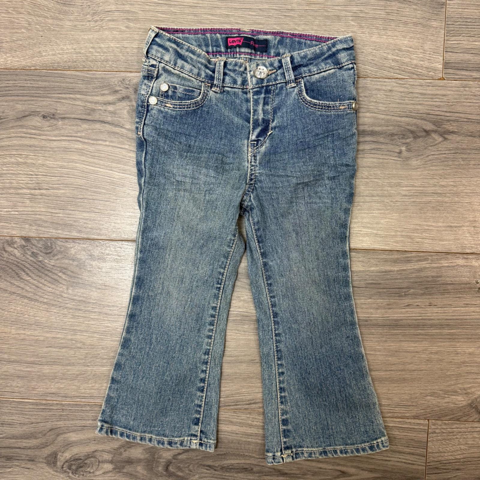 パンツ FUGA Y2K 00's Glitter Coated Flare Denim GOSTAR DE FUGA Early 00s Marble Washed Glitter Flare Bootcut Denim