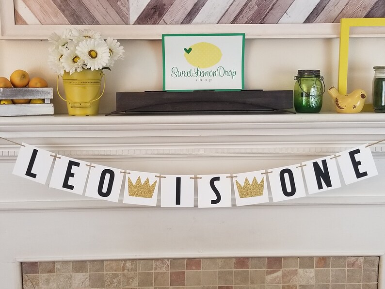 Wild One Birthday Banner Custom Name First Birthday Etsy