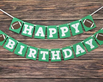 Vofrise Football First Birthday Banner - '1st Year Down' Bunting, Baby Boy Party Decorations - View #7