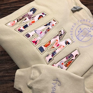 Custom Little Sleepies Embroidered Keepsake Sweatshirt