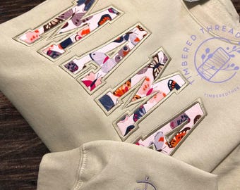 Custom Little Sleepies Embroidered Keepsake Sweatshirt