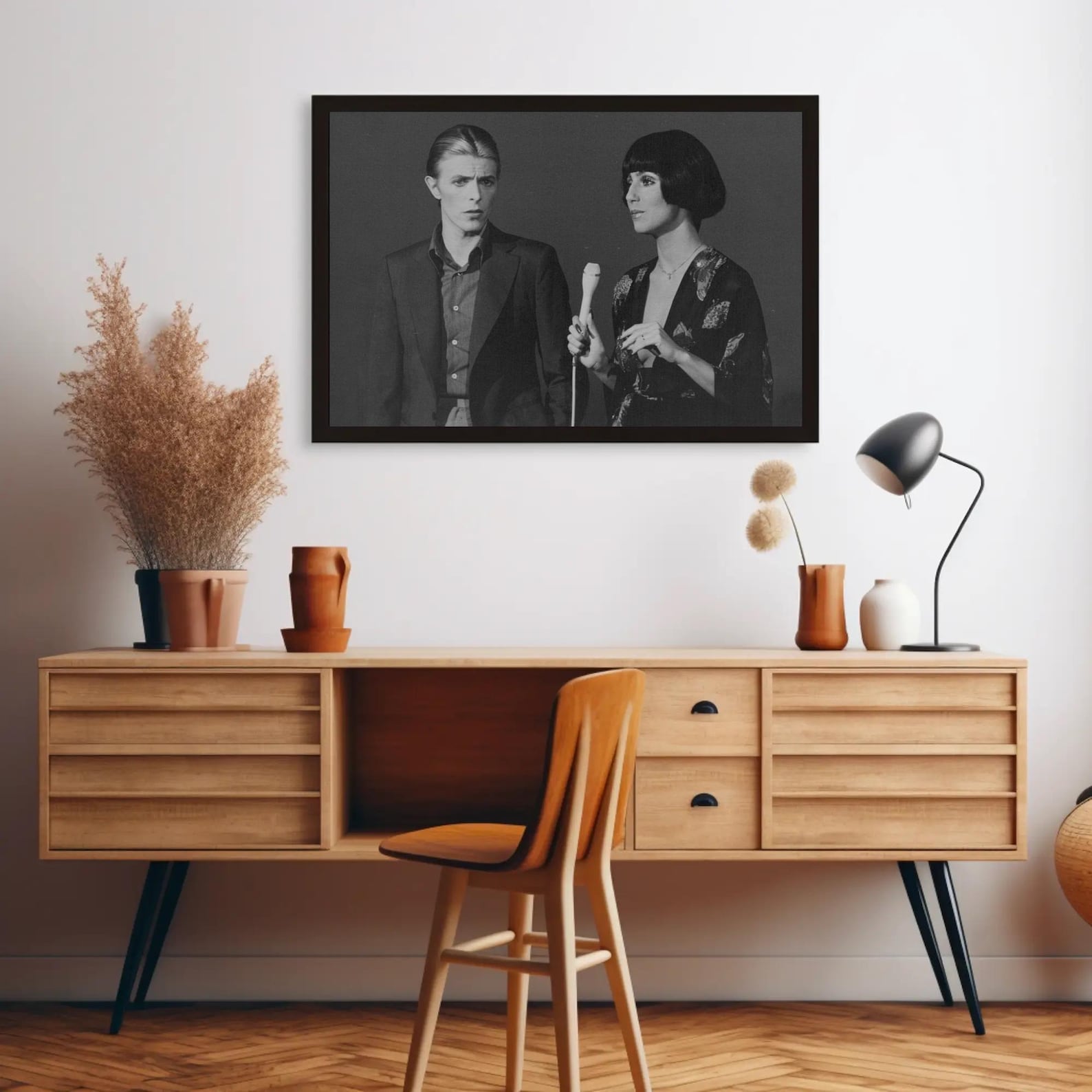 david-bowie-and-cher-poster-print-celebrity-singer-songwriter-musician