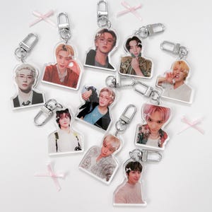 Nct 127 Acrylic Keychain Kpop Bow Coquette