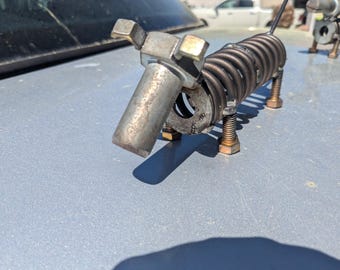 Scrap Metal Dog Art