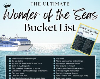 PRINTABLE Harmony of the Seas Activity Sheet {royal Caribbean Cruise Planner} - Etsy