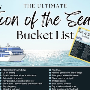 AFDRUKBAAR Icon of the Seas Cruise-activiteitenblad - Royal Caribbean Cruise Planner