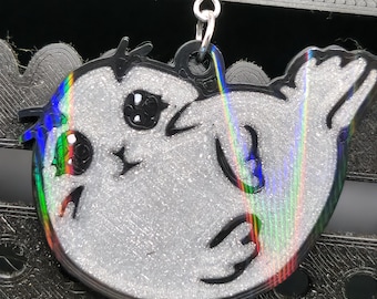 Kolczyki z holograficznym logo w 3D – Animal Lover Jewelry
