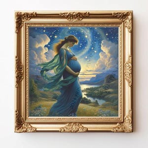 Gaia Earth Goddess Printable Poster- Mother goddess, earth goddess, Greek mythology, Roman mythology