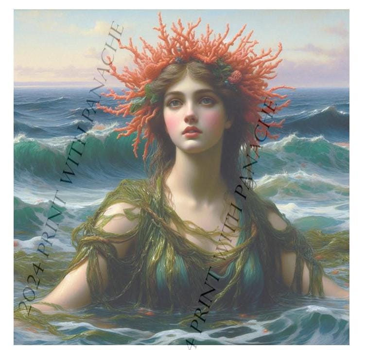 Amphitrite Queen Of The Sea Printable Art Greek Mythology Ocean amphitrite-queen-of-the-sea-printable-art-greek-mythology-ocean